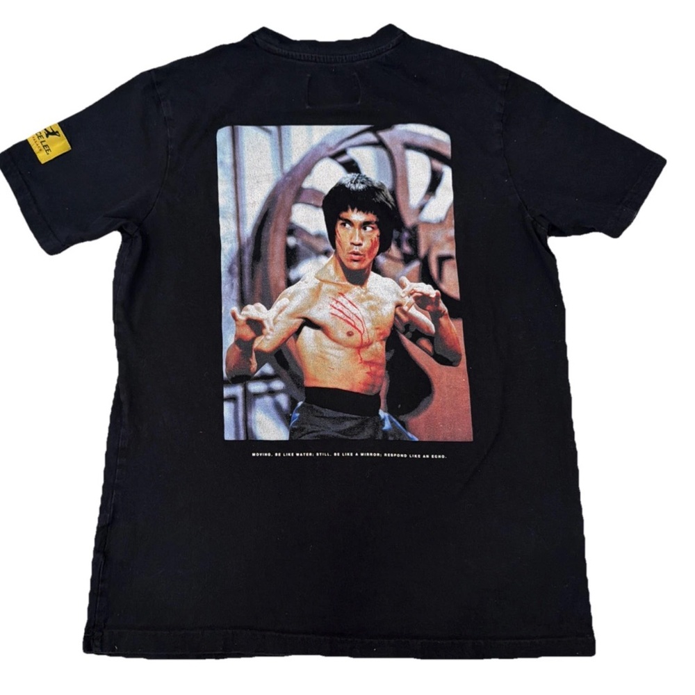 Bruce Lee Shirt Mens Small Black Shoe Palace Graphic Tee Be Like Water Movie